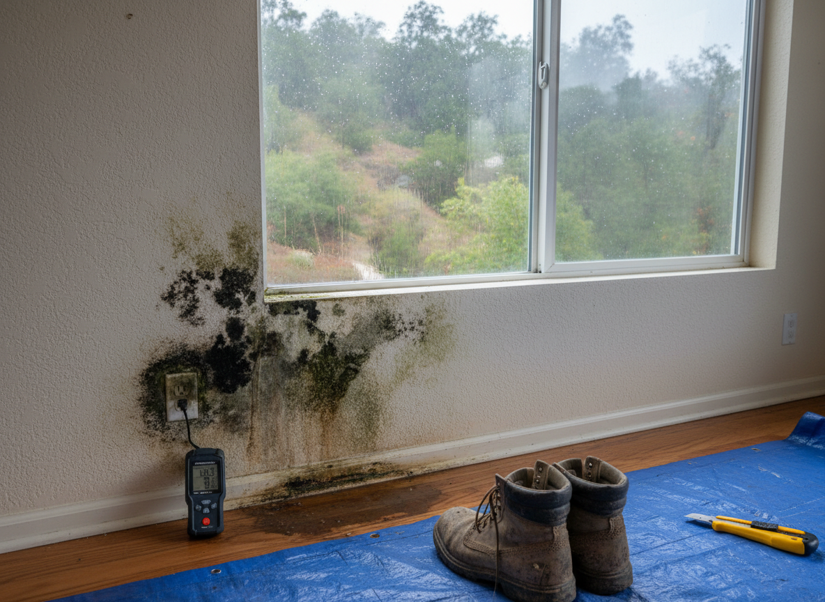 How Winter Rains Trigger Mold in Tujunga Foothill Homes