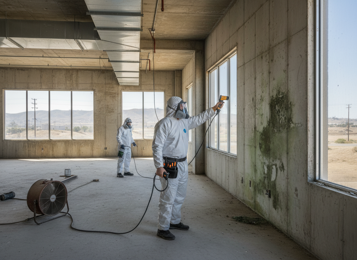 Commercial mold inspection in Tujunga