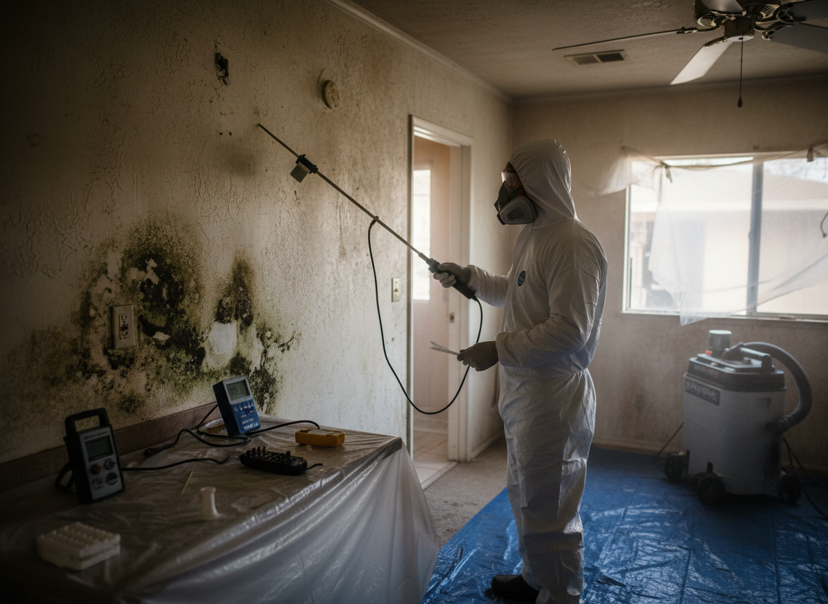 Residential mold testing in Tujunga